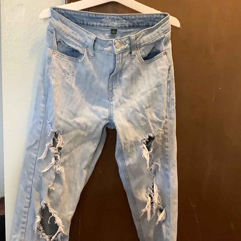 Wild Fable ripped mom jeans size 0
